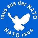 Aufkleber NATO raus